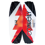 Side-by-side view of the 2024 Charger Kids' Wakeboard, showcasing both the lightning bolt top and bold logo base.