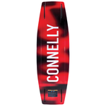 Connelly 2023 Standard 143 wakeboard base, featuring a striking red and black design with bold Connelly branding for impact.