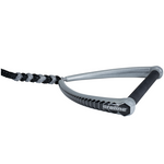 2022 Proline Classic straight waterski handle in silver and black with a textured grip and durable ergonomic design.